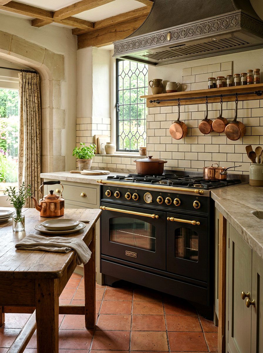 Freestanding range cooker - 30 European unfitted kitchen ideas