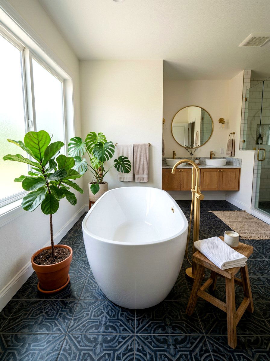 Freestanding tub bathroom - 30 neo deco bathroom ideas