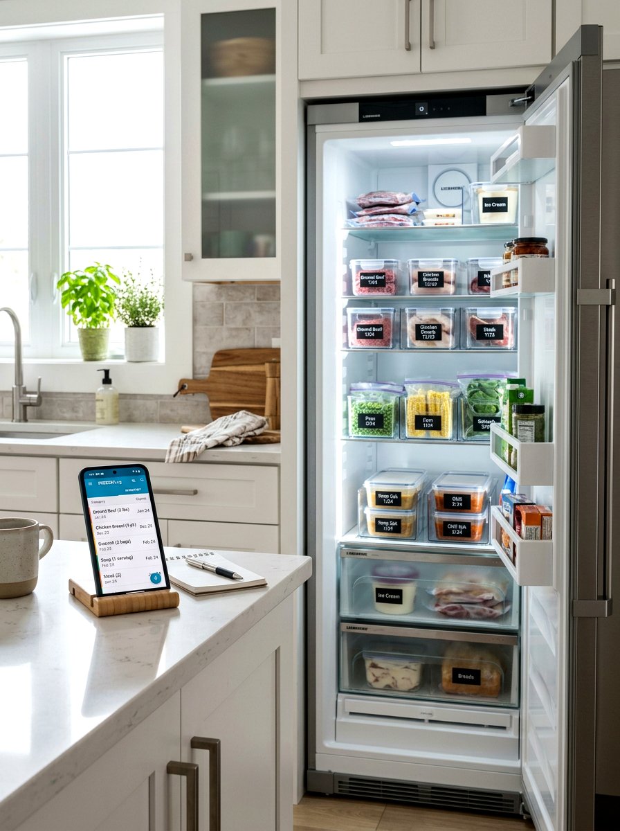 Freezer organization inventory tracking app - 30 freezer organization ideas