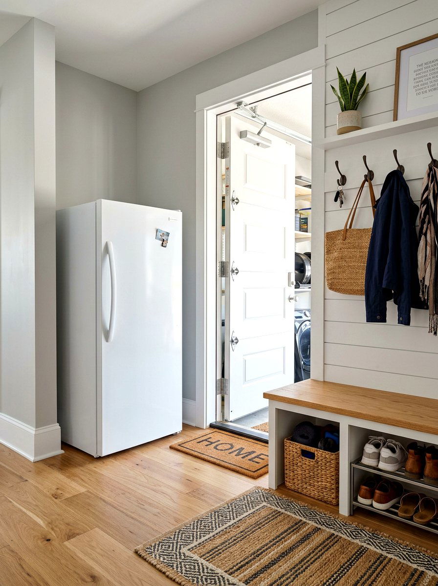 Freezer placement near garage door - 30 garage freezer corner ideas