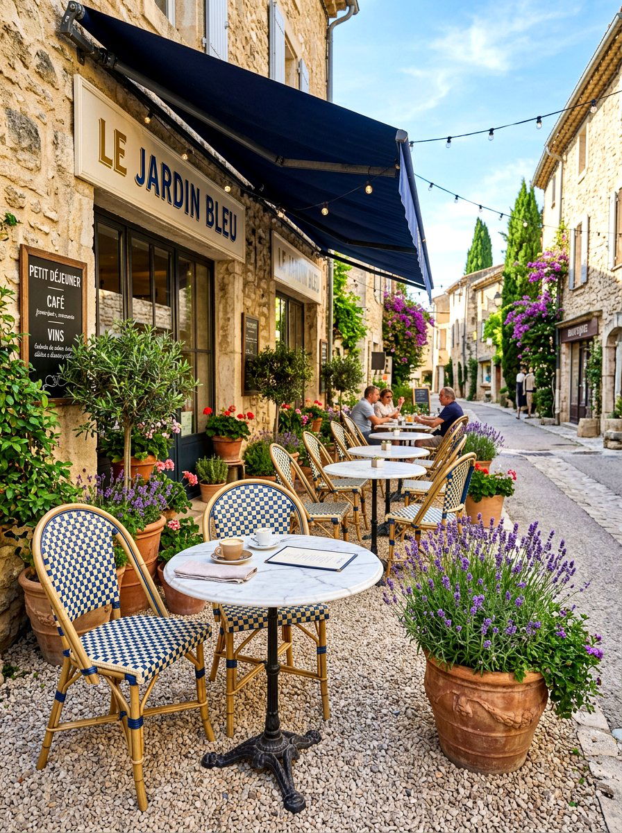 French Bistro Patio - 30 patio dining ideas
