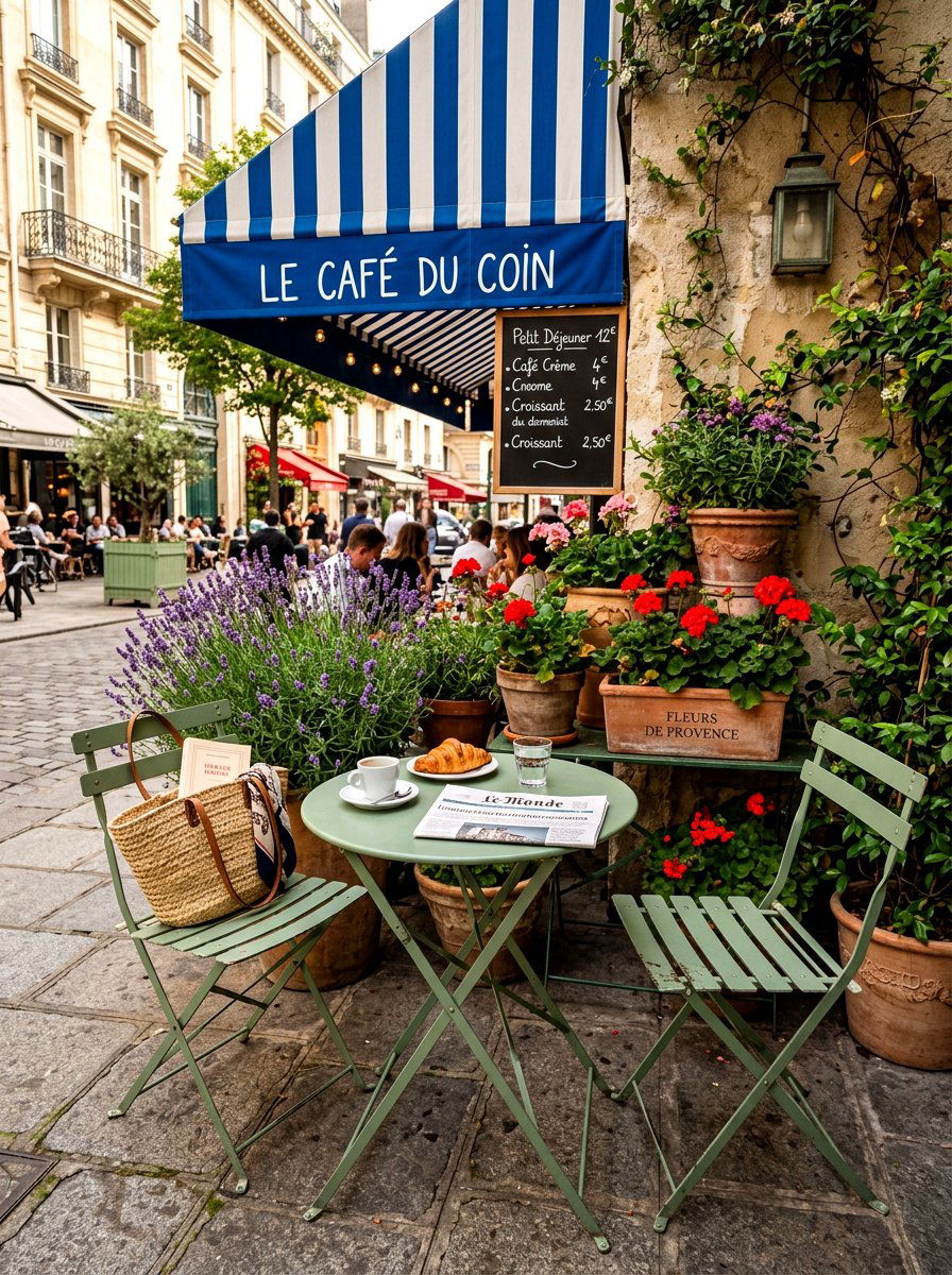 French Bistro Set Patio - 30 patio cafe corner ideas