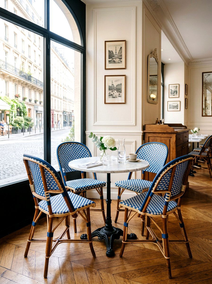 French Cafe Chair - 30 bistro kitchen ideas