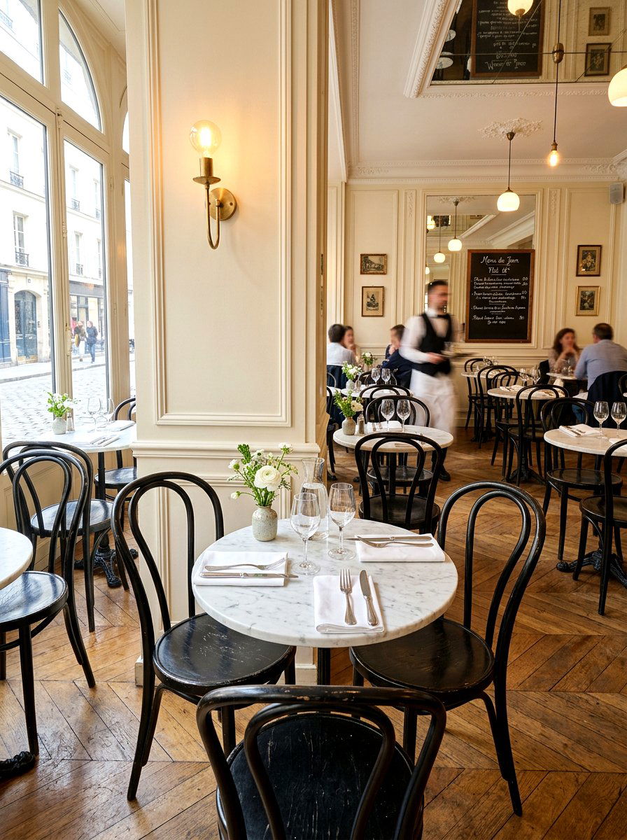 French Cafe Dining - 30 bistro dining room ideas