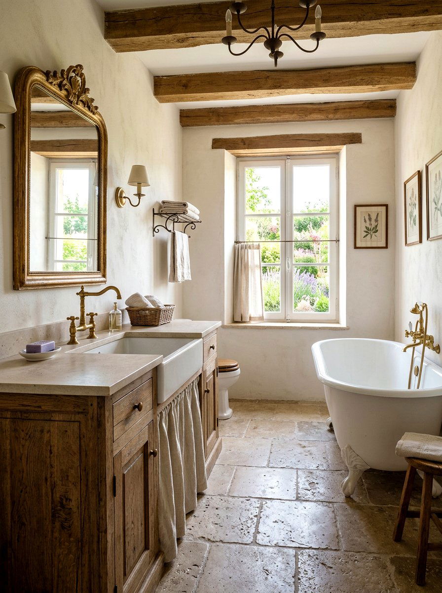 French Country Bathroom - 30 traditional bathroom ideas