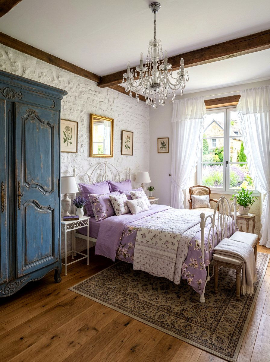 French Country Bedroom - 30 collected bedroom decor ideas