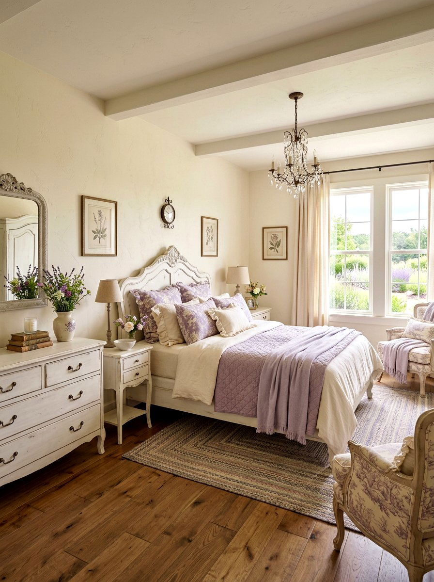 French Country Bedroom - 30 spa bedroom retreat ideas
