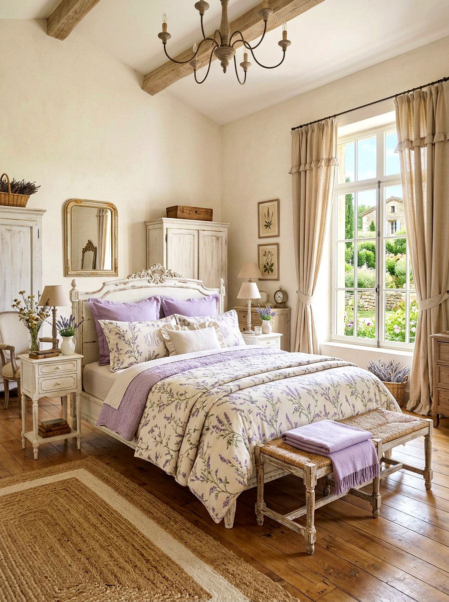 French Country Bedroom - 30 traditional bedroom ideas