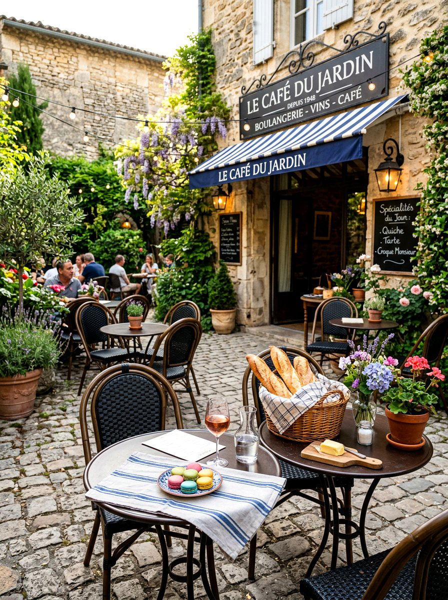 French Country Bistro Bar - 30 outdoor dessert station ideas