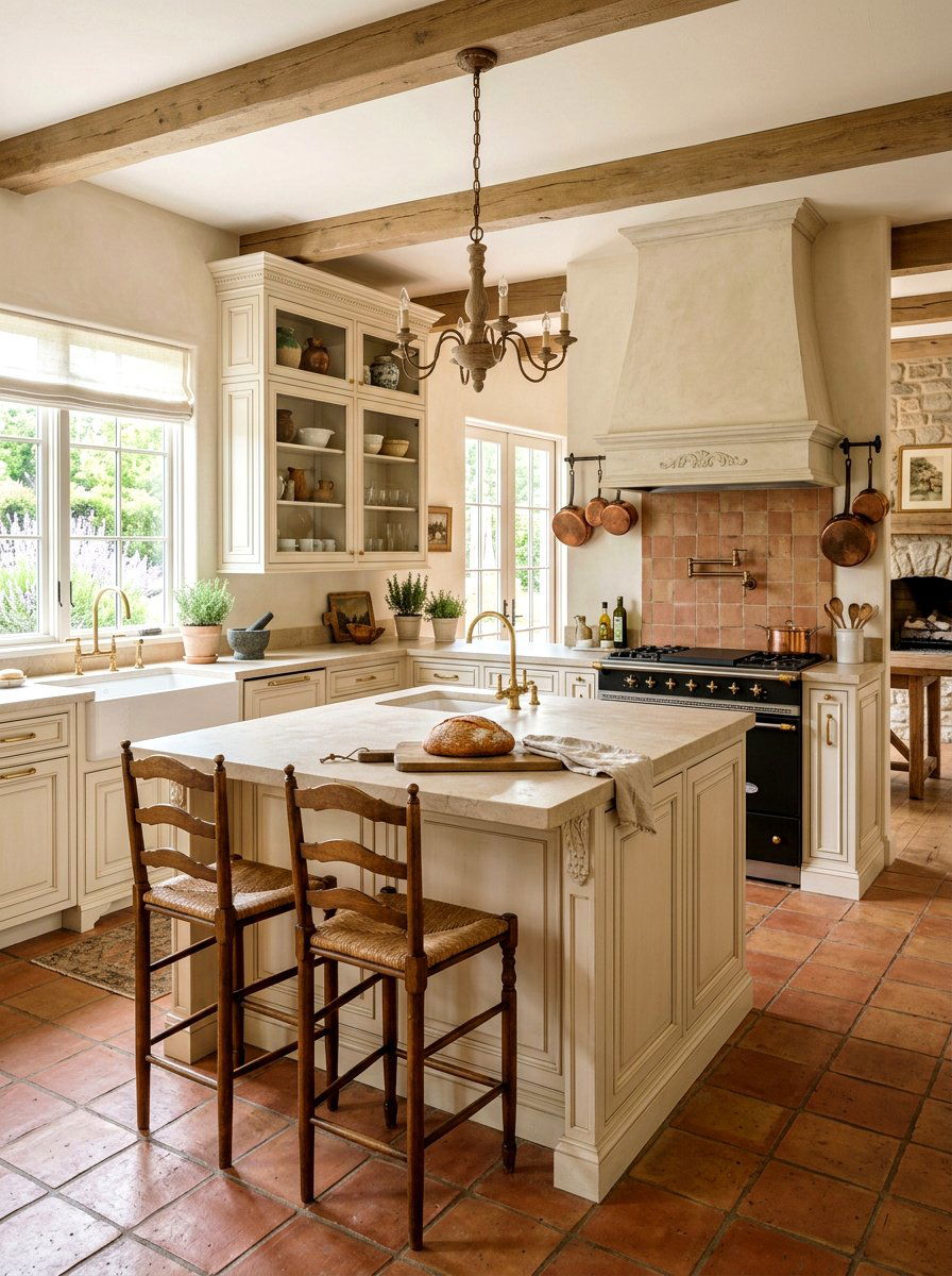 30 European Farmhouse Kitchen Ideas for Warm, Timeless Style - Suite 101