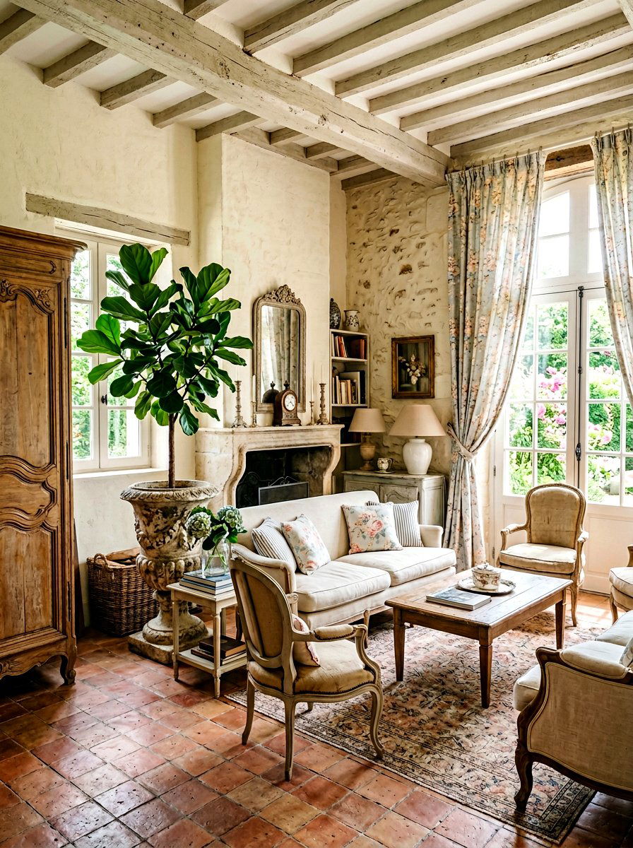 French Country Fiddle Leaf Fig - 30 fiddle leaf fig decor ideas