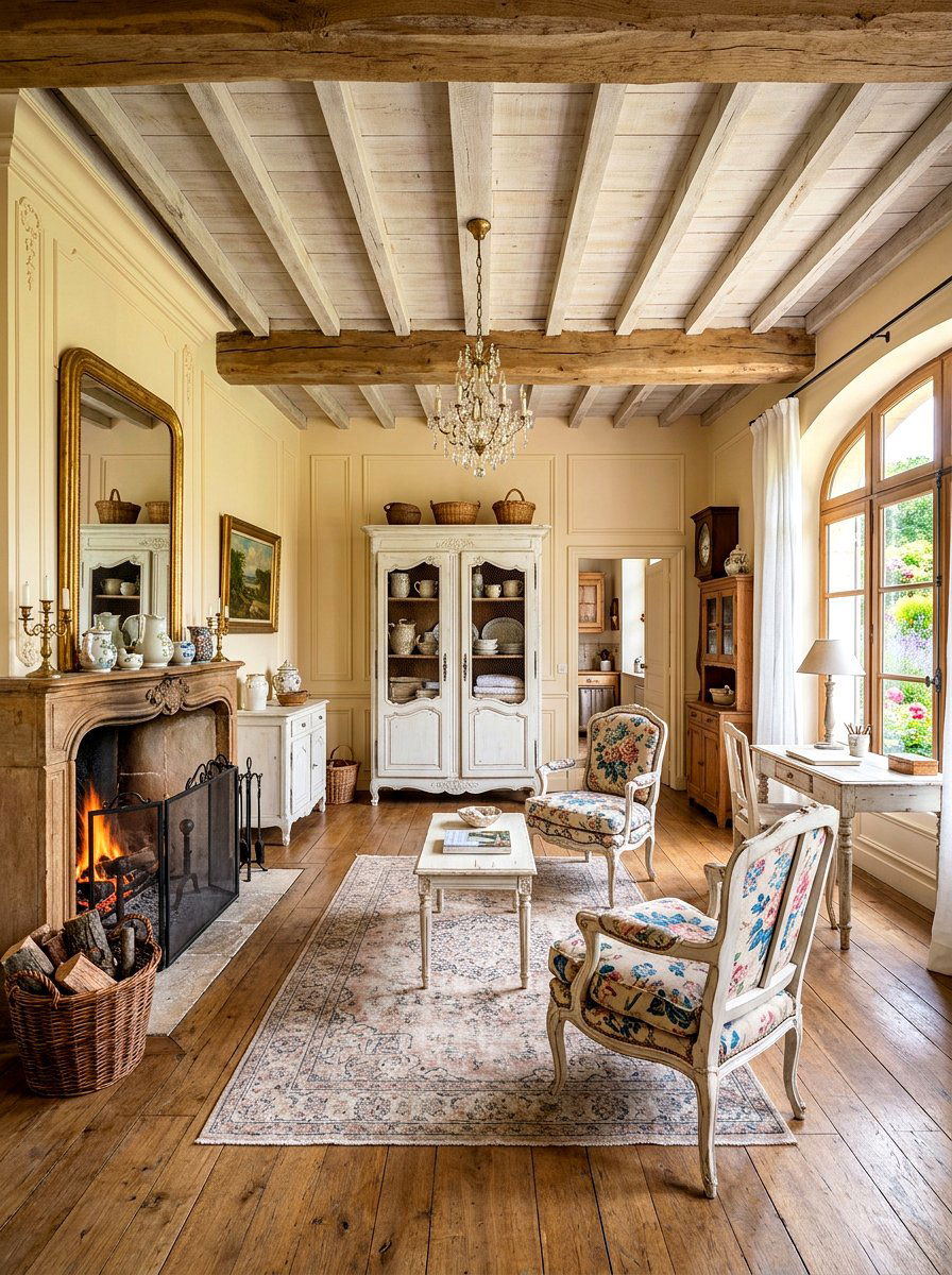 French Country Keeping Room - 30 keeping room ideas