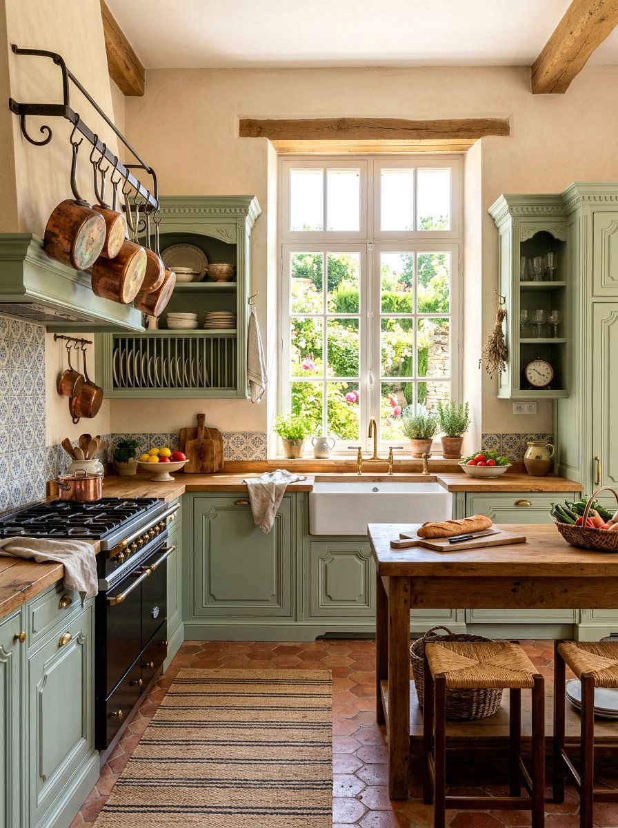 French Country Kitchen - 30 old world kitchen ideas