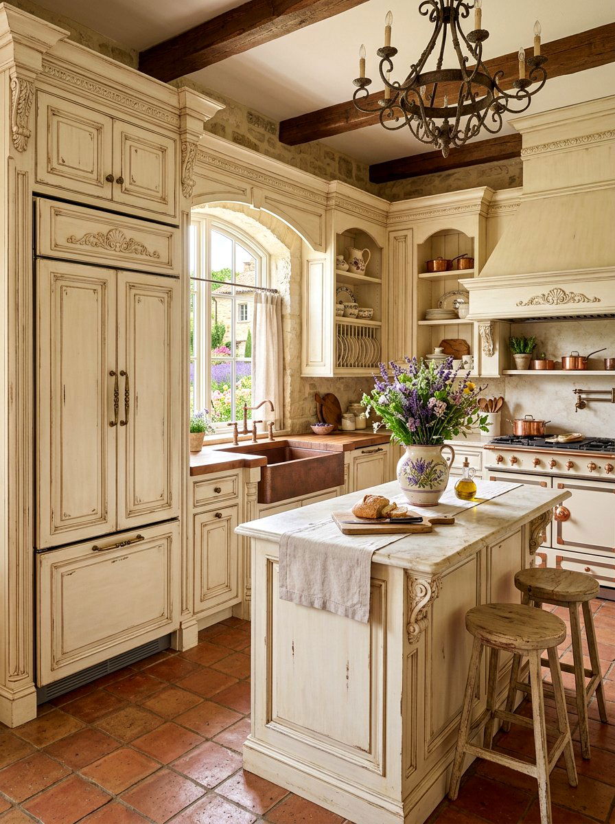 French Country Kitchen - 30 panel ready kitchen ideas