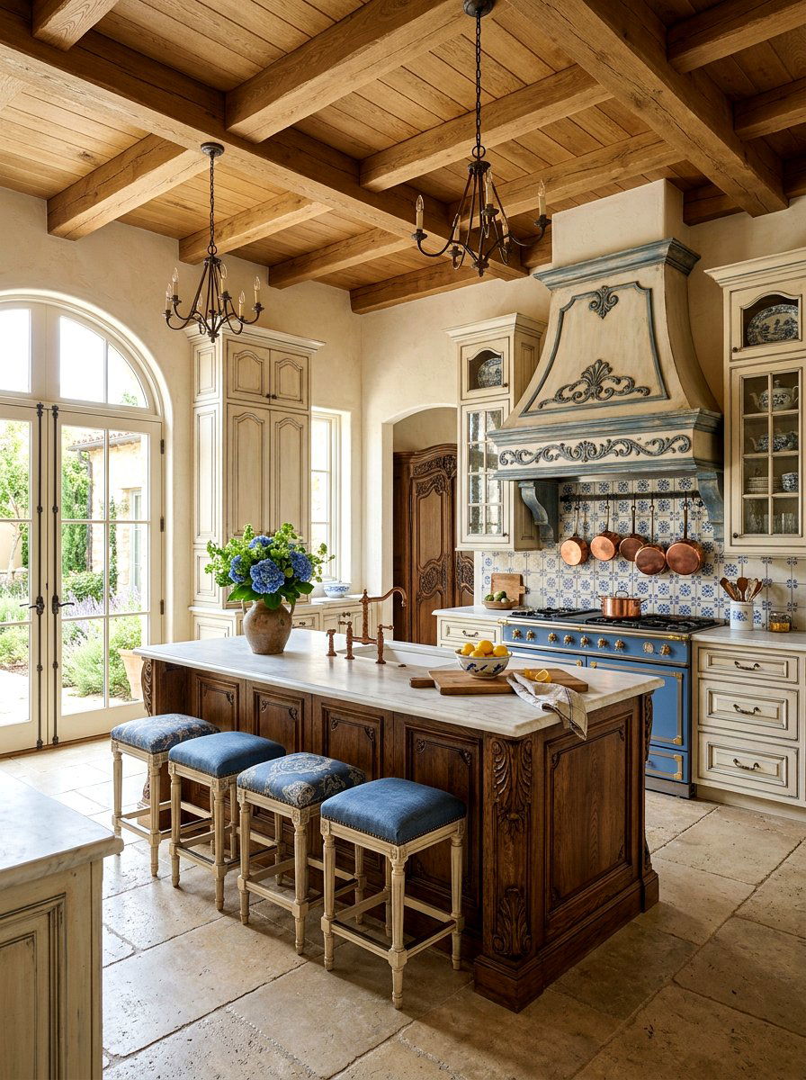French Country Kitchen - 30 rustic kitchen ideas