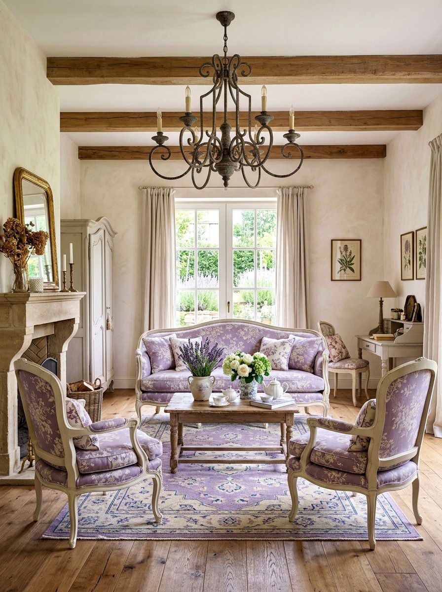 French Country Living Room - 30 updated traditional living room ideas