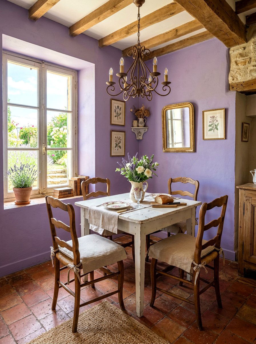 French Country Nook - 30 breakfast room ideas