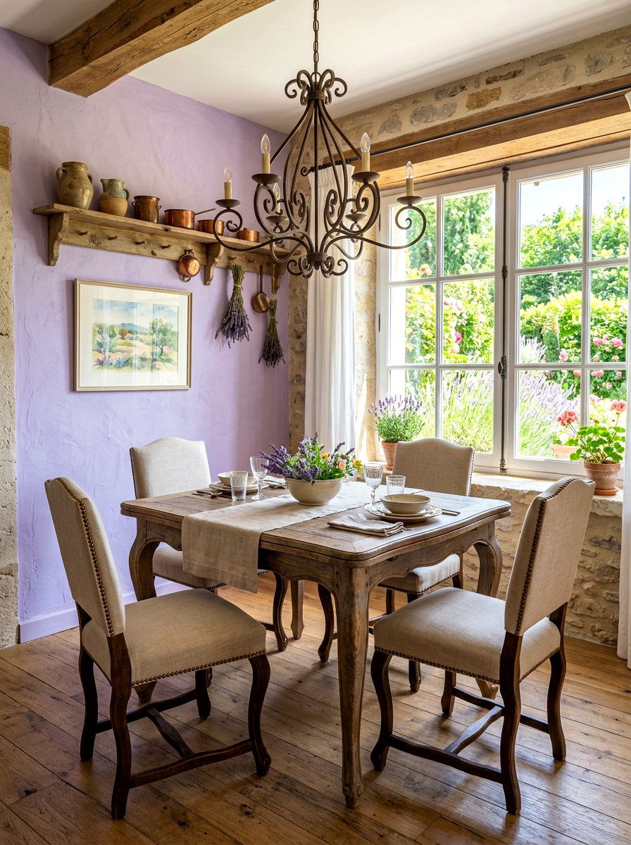 French Country Nook - 30 breakfast room decor ideas