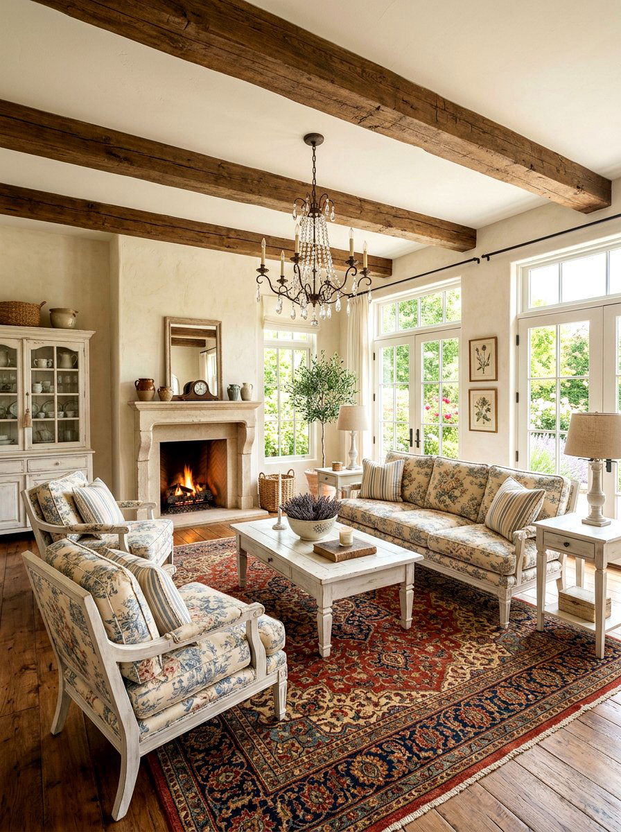 French Country Open Living Room - 30 open concept living room ideas