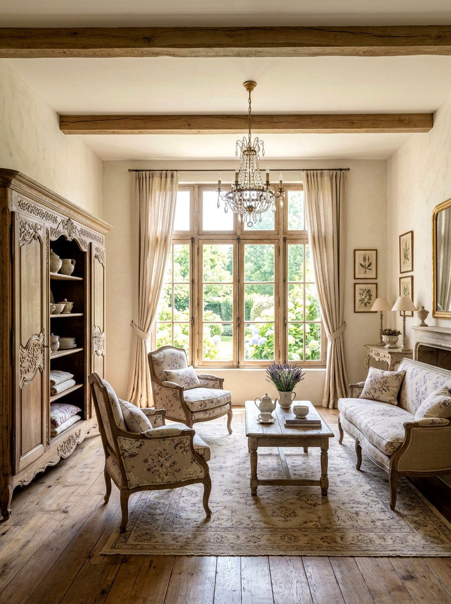 French Country Parlor - 30 parlor room ideas