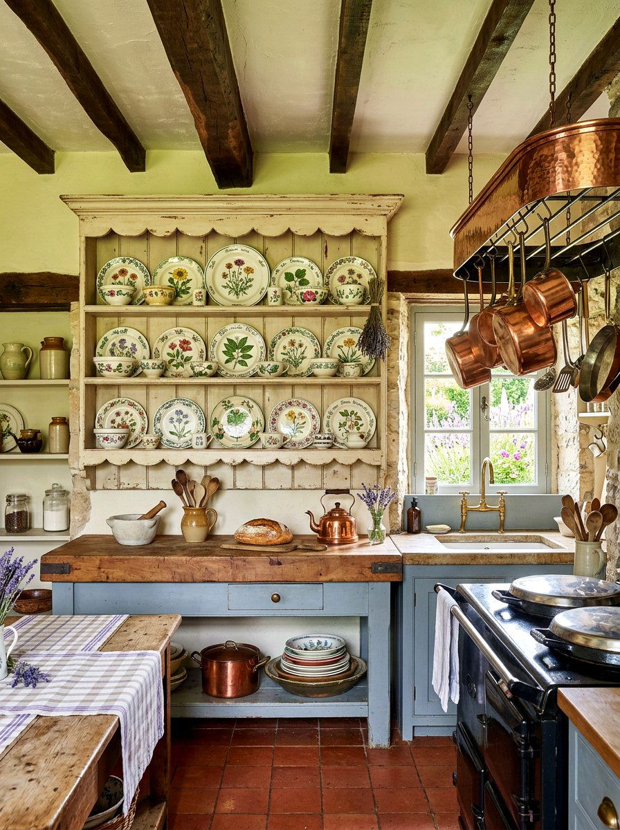 French Country Plate Rack - 30 plate rack wall ideas