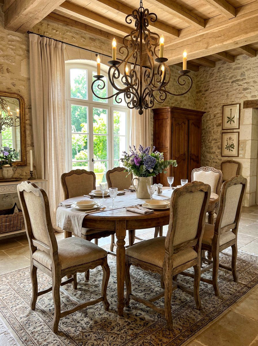 French Country Scalloped Dining Chair - 30 scalloped dining chairs ideas