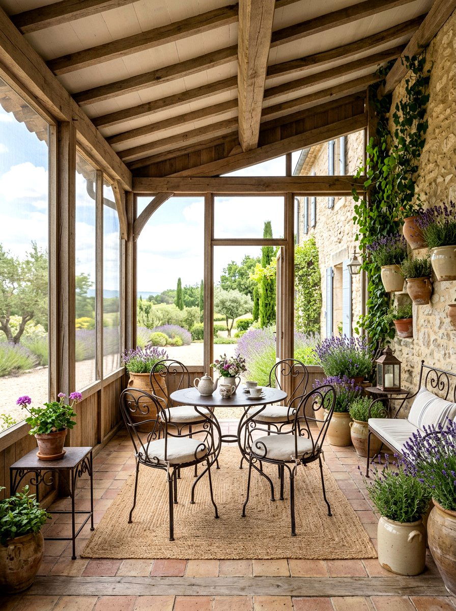 French Country Screened In Porch - 30 screened in porch ideas