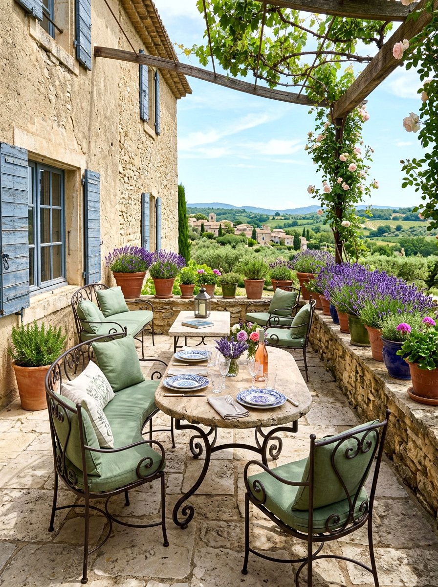 French Country Veranda - 30 veranda decorating ideas