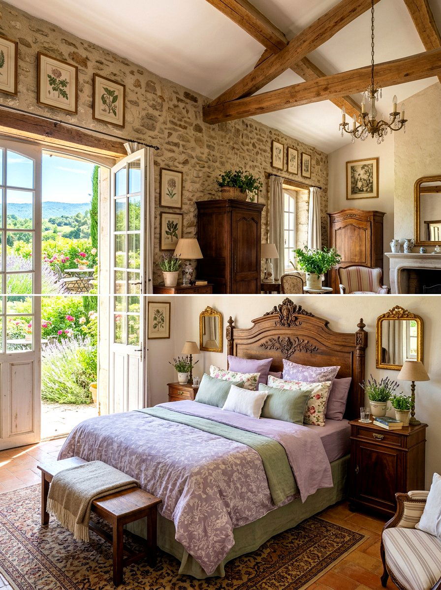 French Countryside Master Suite - 30 vacation home vibe ideas