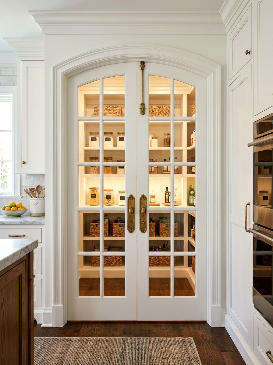 French Door Pantry - 30 Nancy Meyers pantry ideas