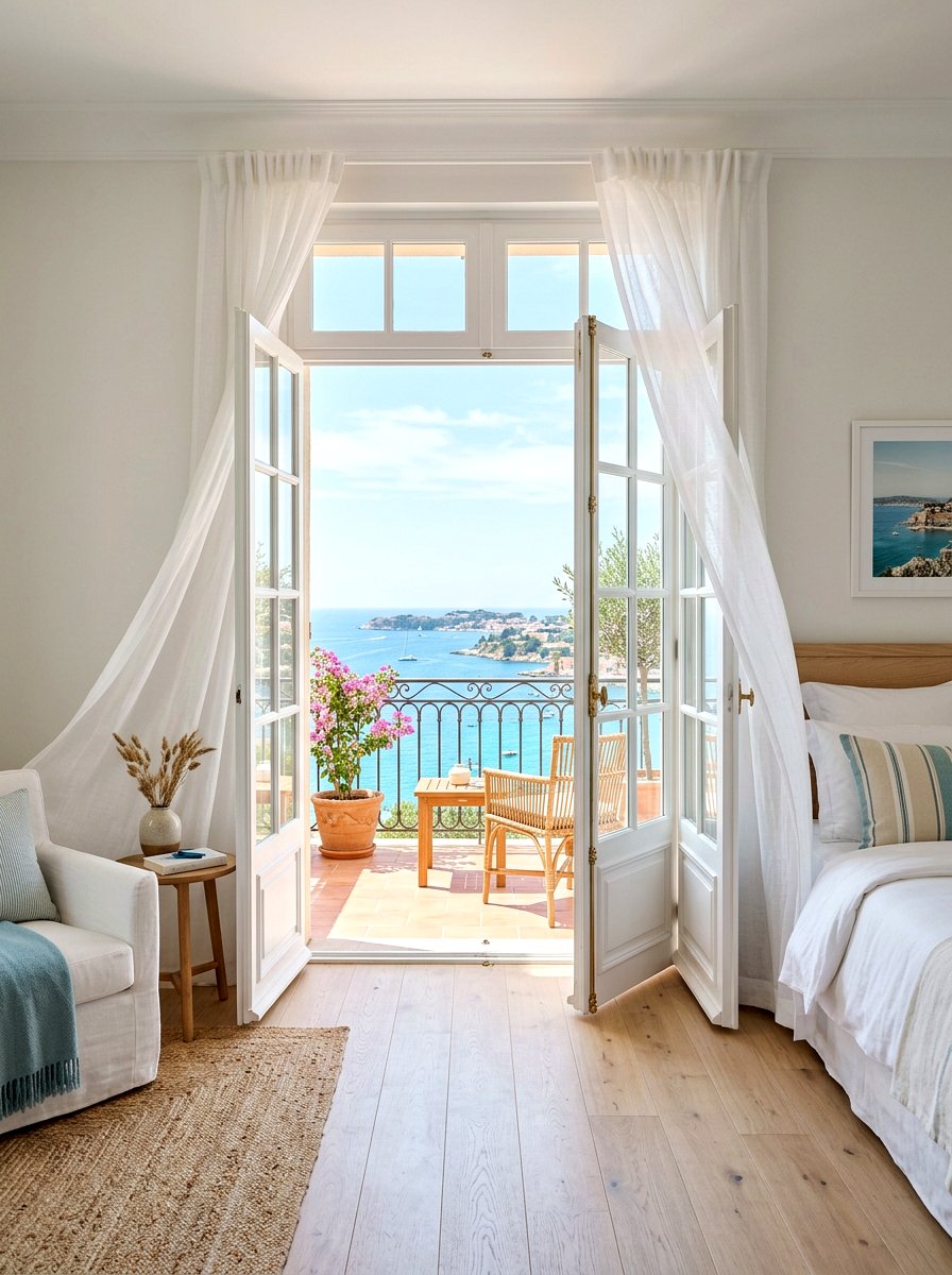 French Doors To Balcony - 30 five star suite bedroom ideas