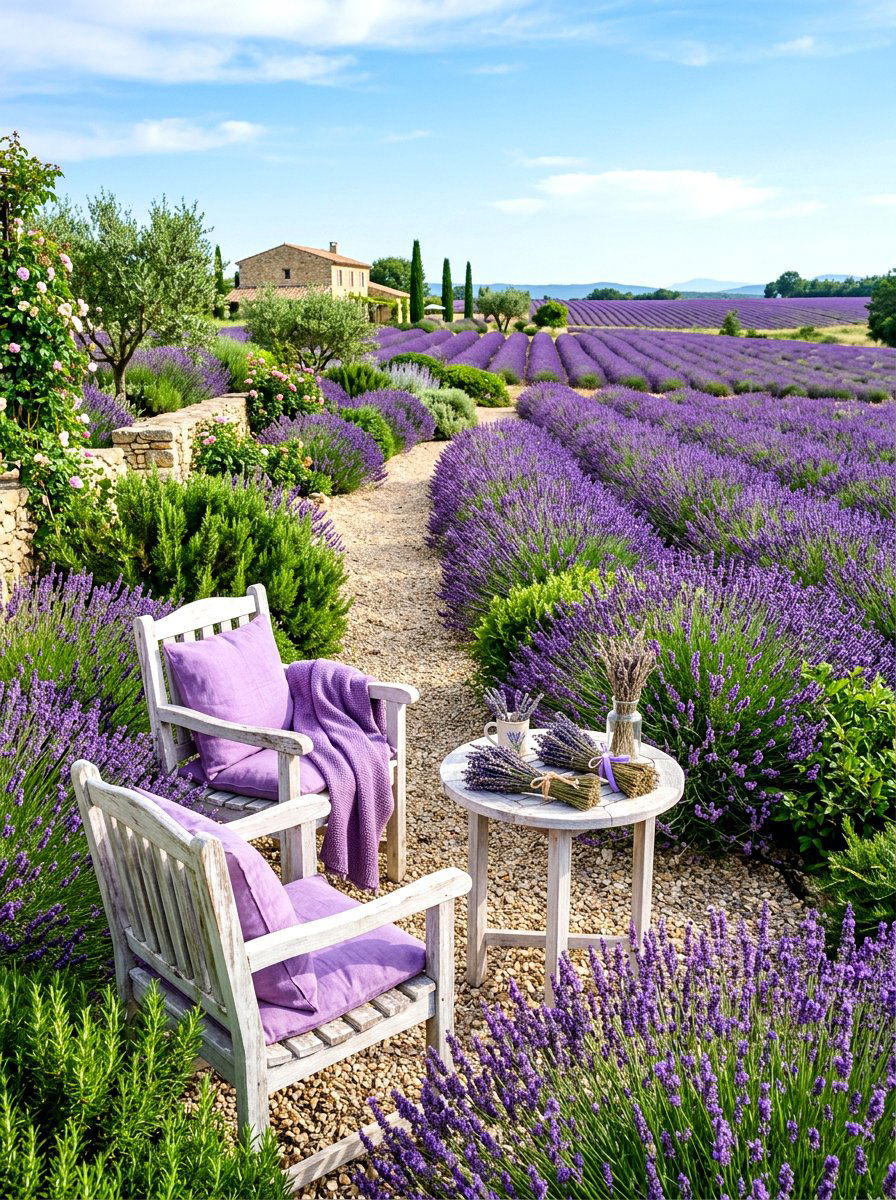 French Lavender Garden - 30 alfresco birthday party ideas