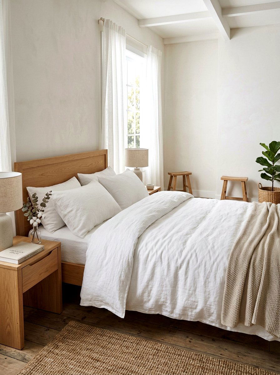 French Linen Duvet - 30 Parisian bedroom ideas