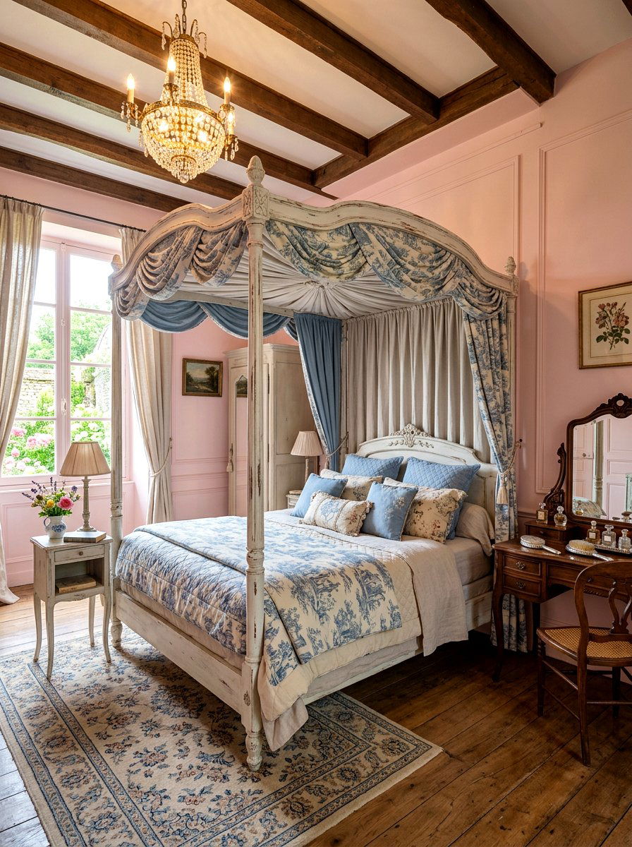 French Provincial Canopy Bed - 30 canopy bed ideas