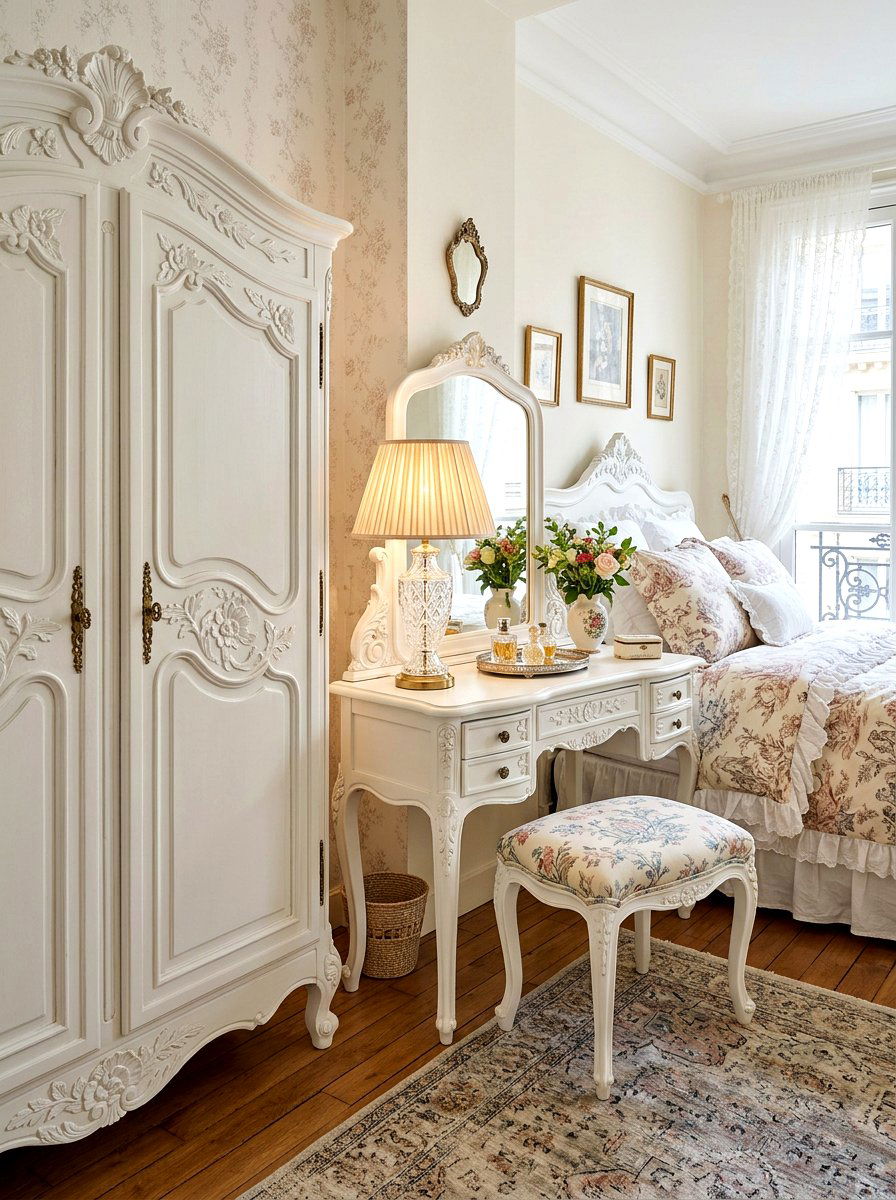 French Provincial Furniture - 30 romantic bedroom ideas