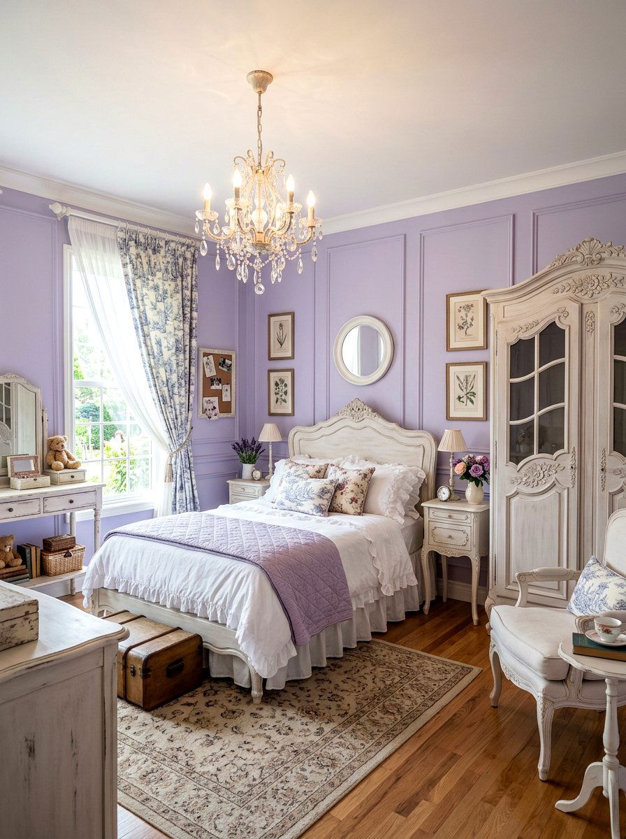 French Provincial Girl Bedroom - 30 girls bedroom decor ideas