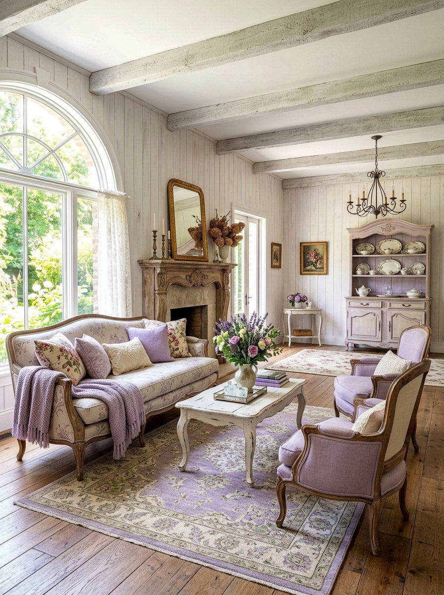 French Provincial Living Room Decor - 30 collected traditional living room ideas