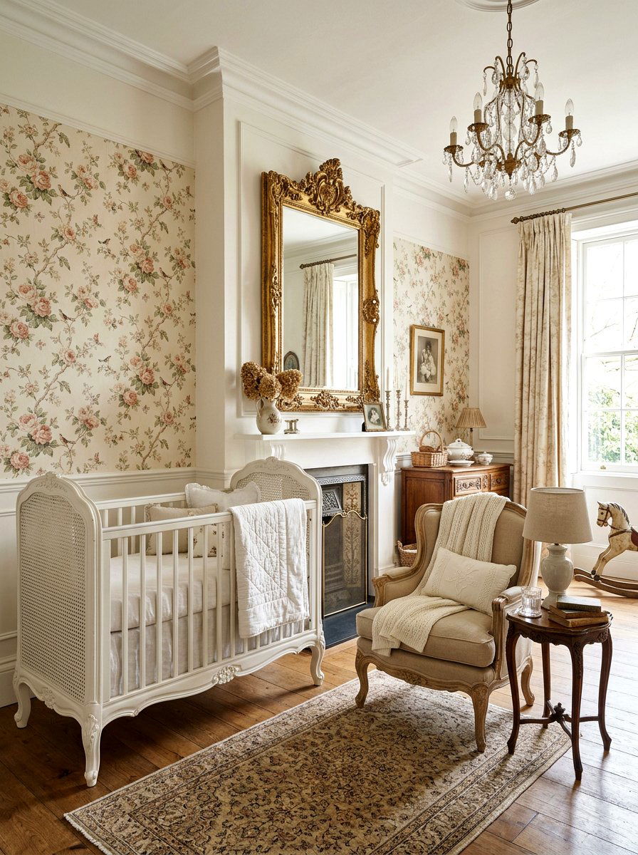 French Provincial Nursery Style - 30 old money nursery ideas
