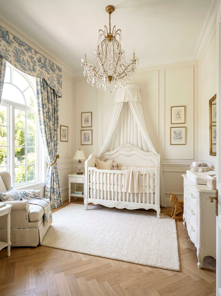 French Provincial Nursery - 30 boutique nursery decor ideas