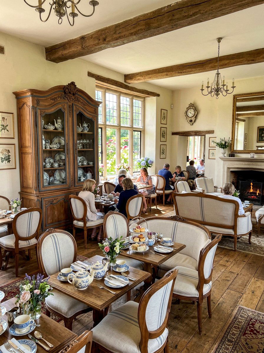 French Provincial Tea Room - 30 English tea room ideas