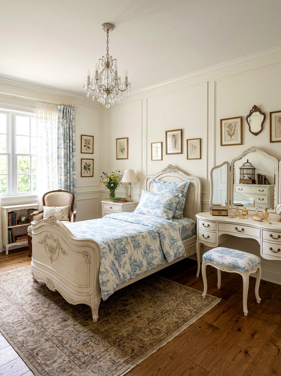 French Provincial Teen Bedroom - 30 girl teen room vintage ideas