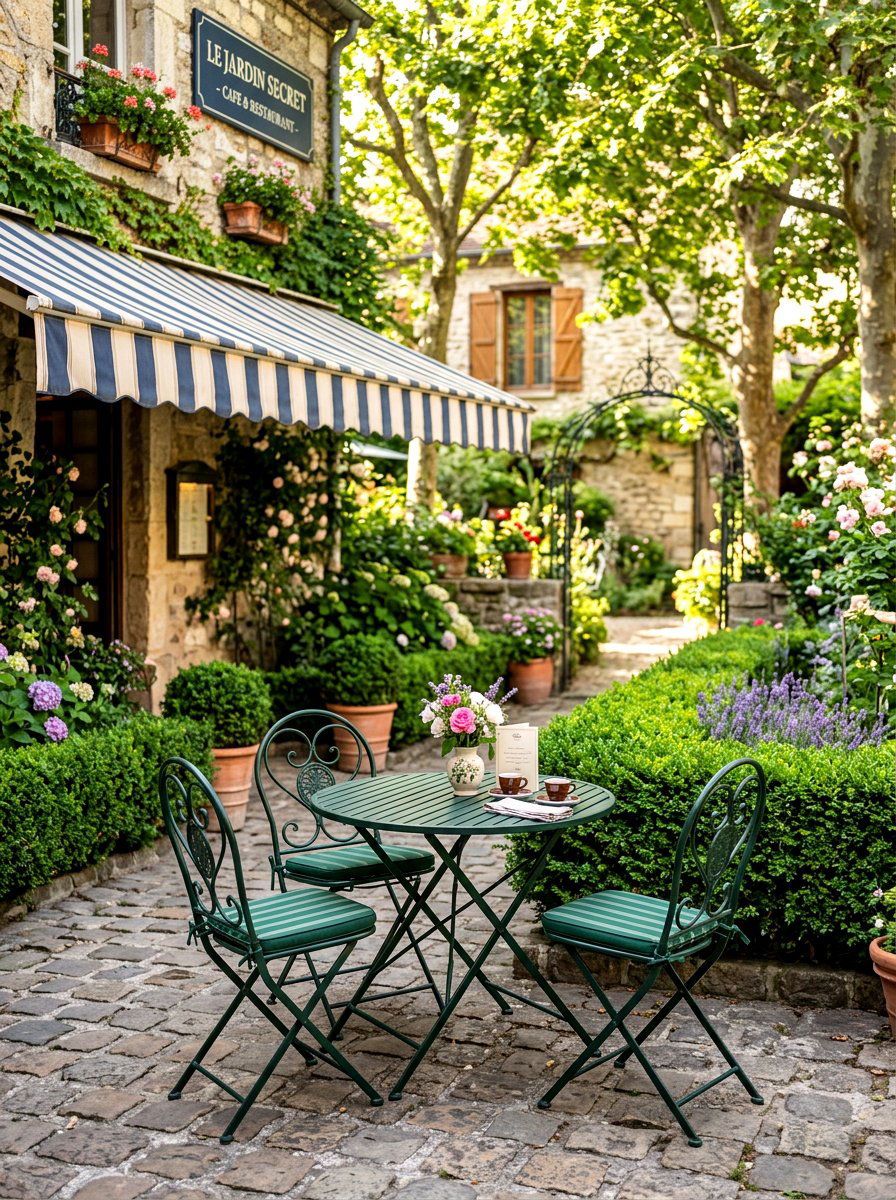 French Style Bistro Set - 30 folding bistro set ideas