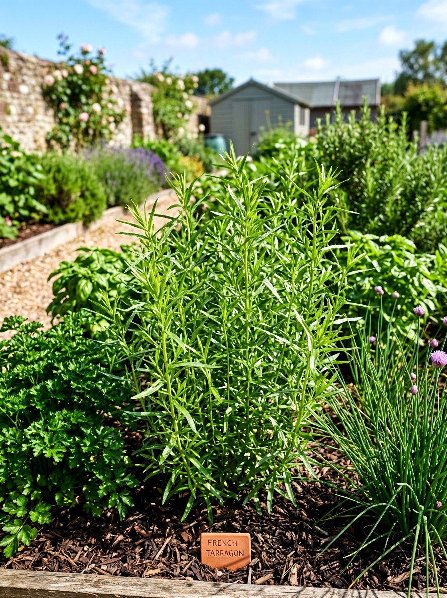 French Tarragon Garden - 30 sensory herb garden ideas