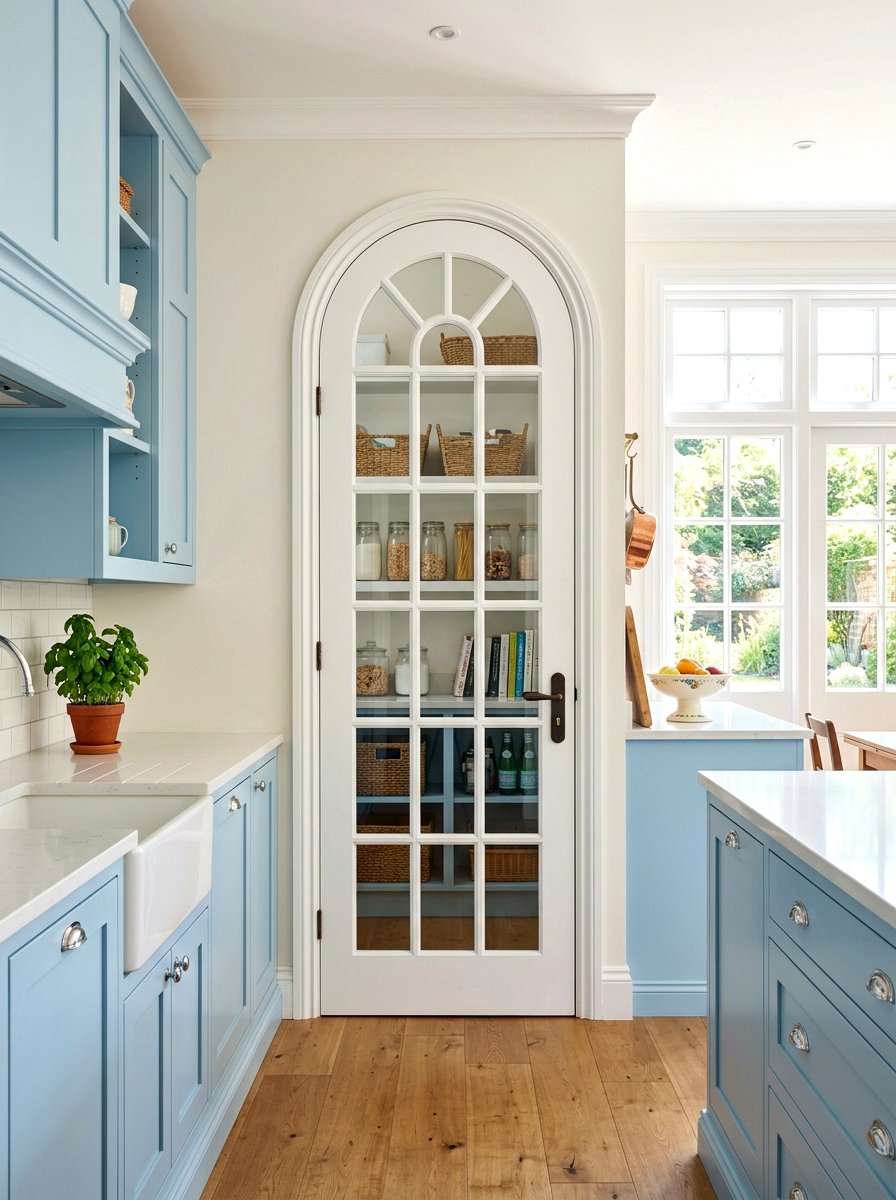 French arched pantry door - 30 arched pantry door ideas