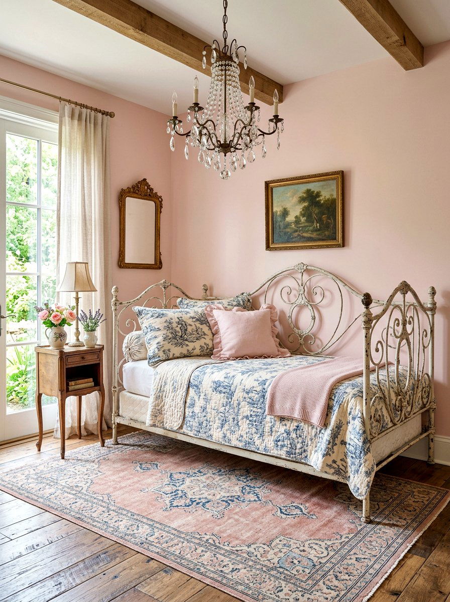 French country daybed - 30 daybed room ideas