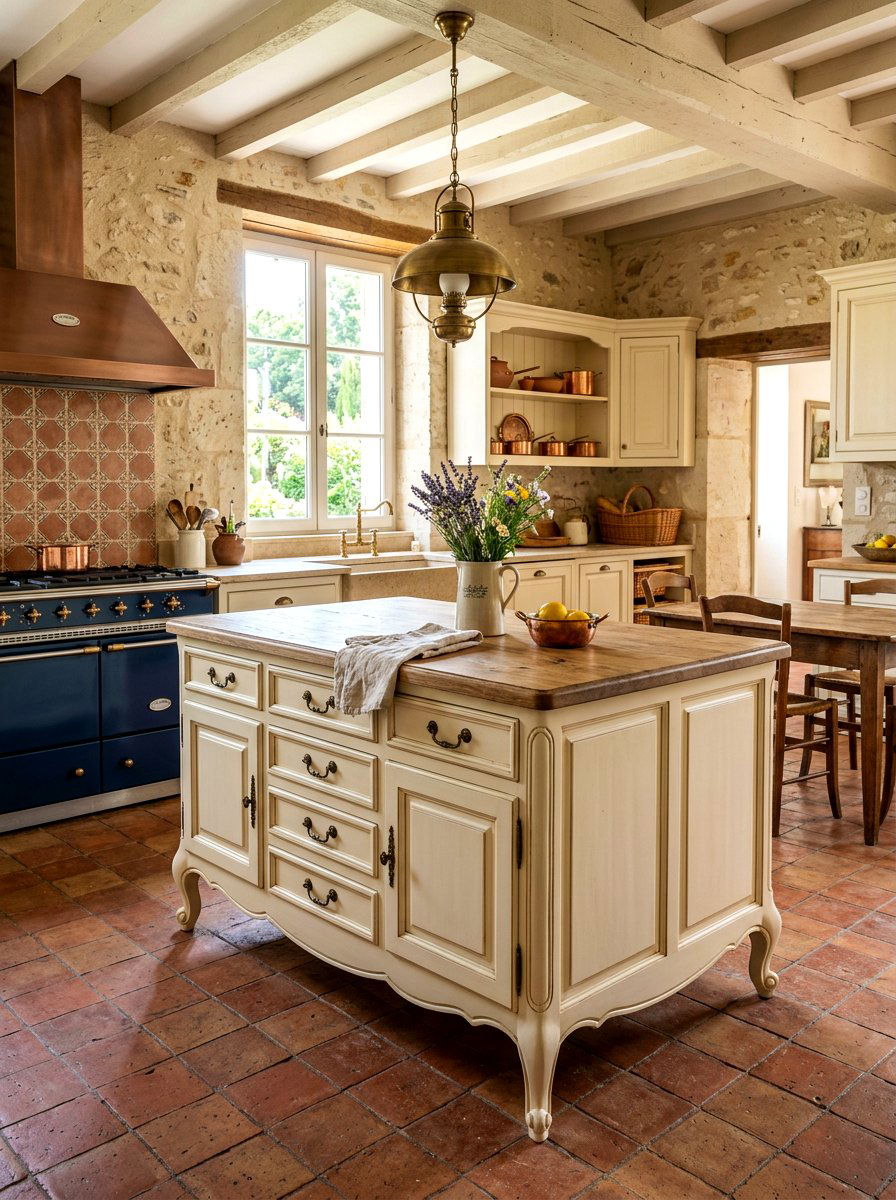 French country dresser kitchen island - 30 dresser as kitchen island ideas