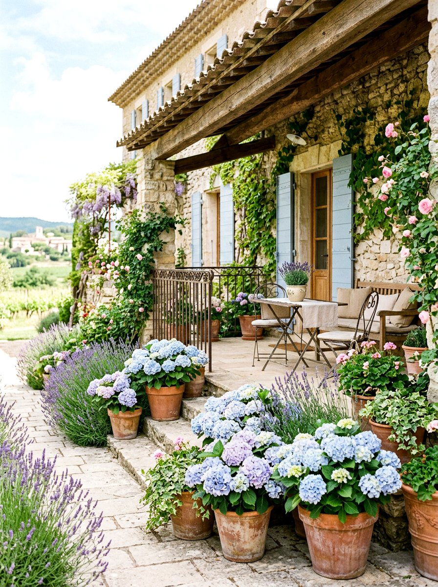 30 Hydrangea Heavy Front Porch Ideas For Maximum Curb Charm