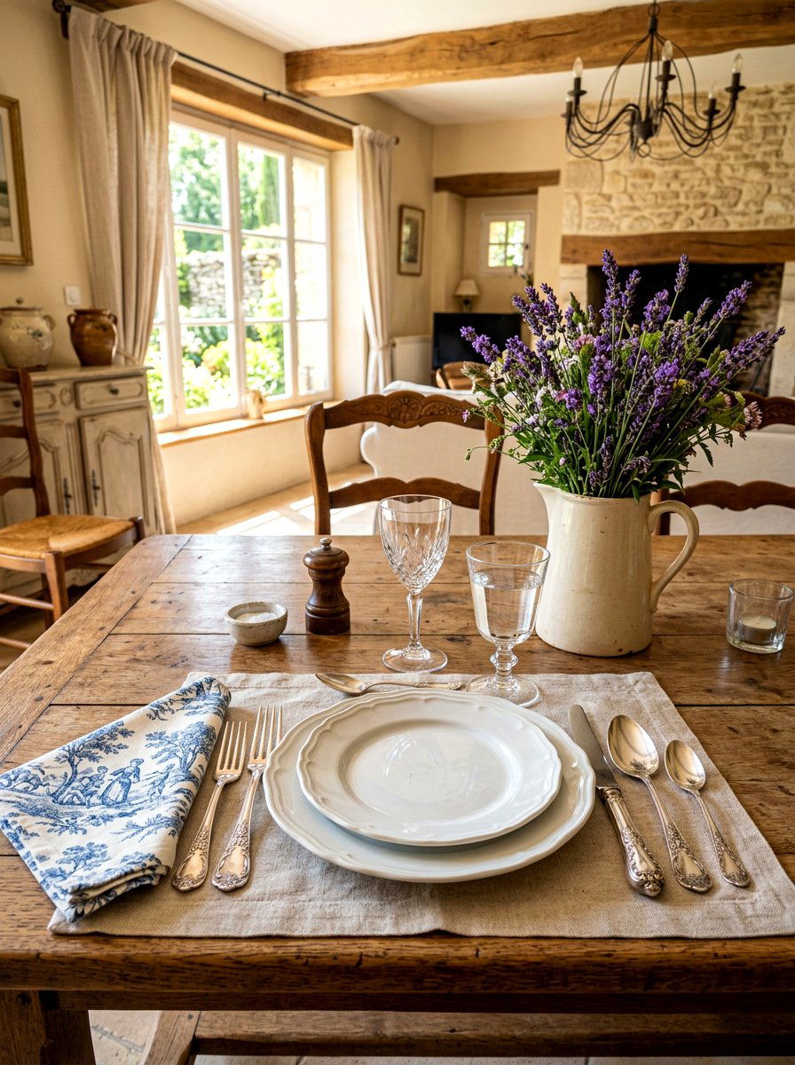 French country place setting - 30 place setting ideas