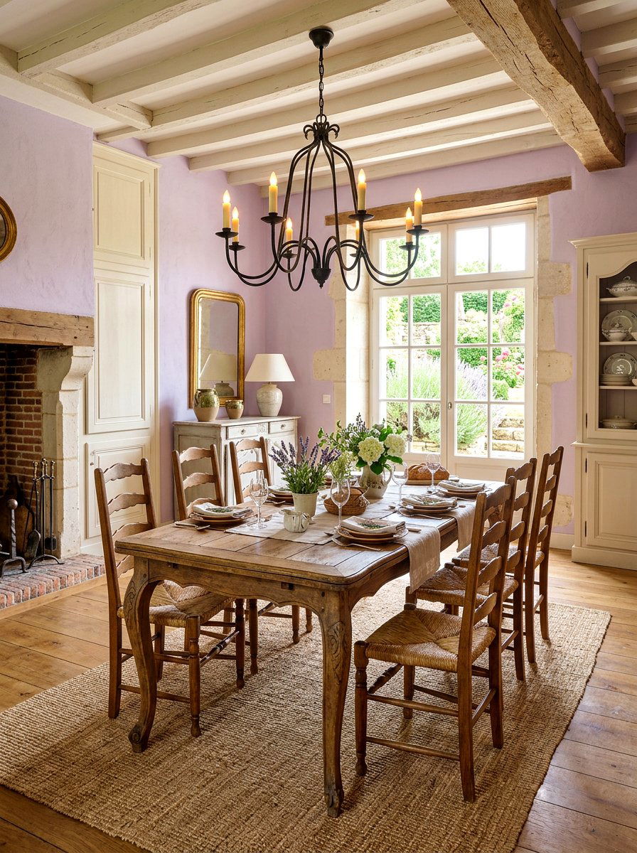 French country rectangular dining room - 30 rectangular dining room ideas