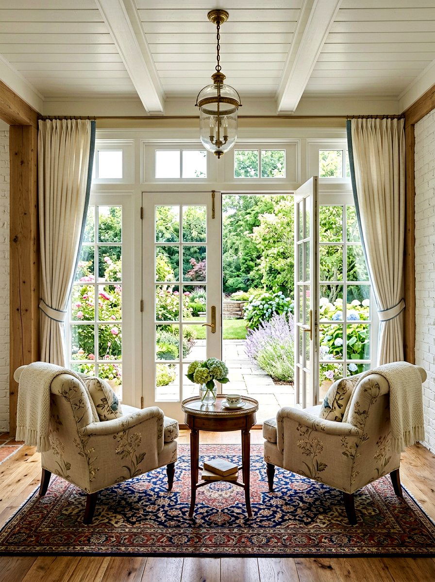 French door enclosed porch - 30 enclosed porch ideas
